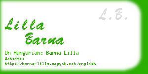 lilla barna business card